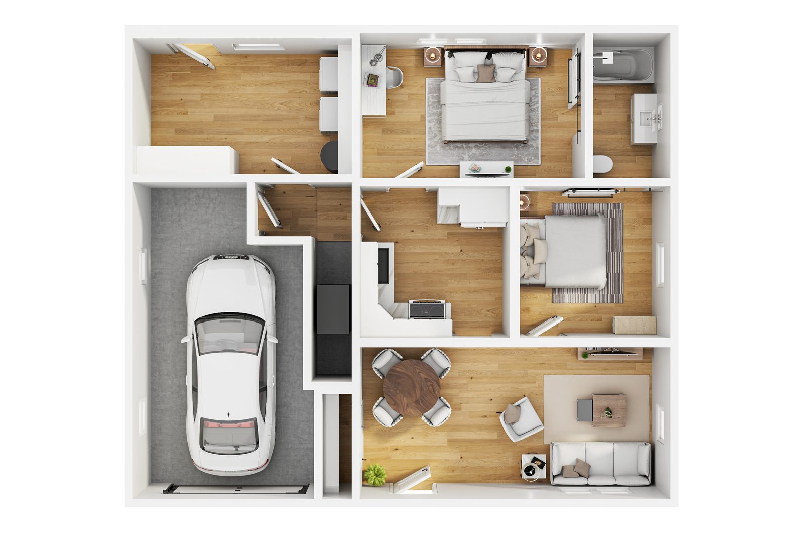 3436 Scott Ave, Des Moines — floor plan